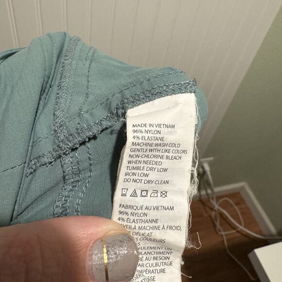 Prana Ravenna Knicker Capri Pants Smokey Blue Size 6 - Picture 6 of 6